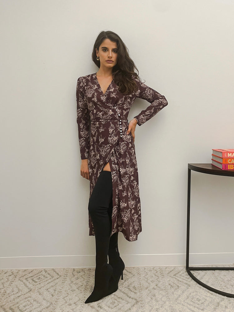 CARMEN WRAP DRESS