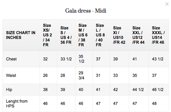 GALA DRESS MIDI