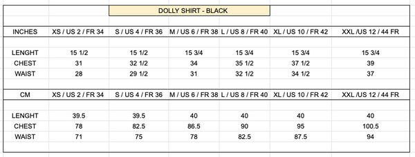 DOLLY SHIRT - BABY RIB KNIT